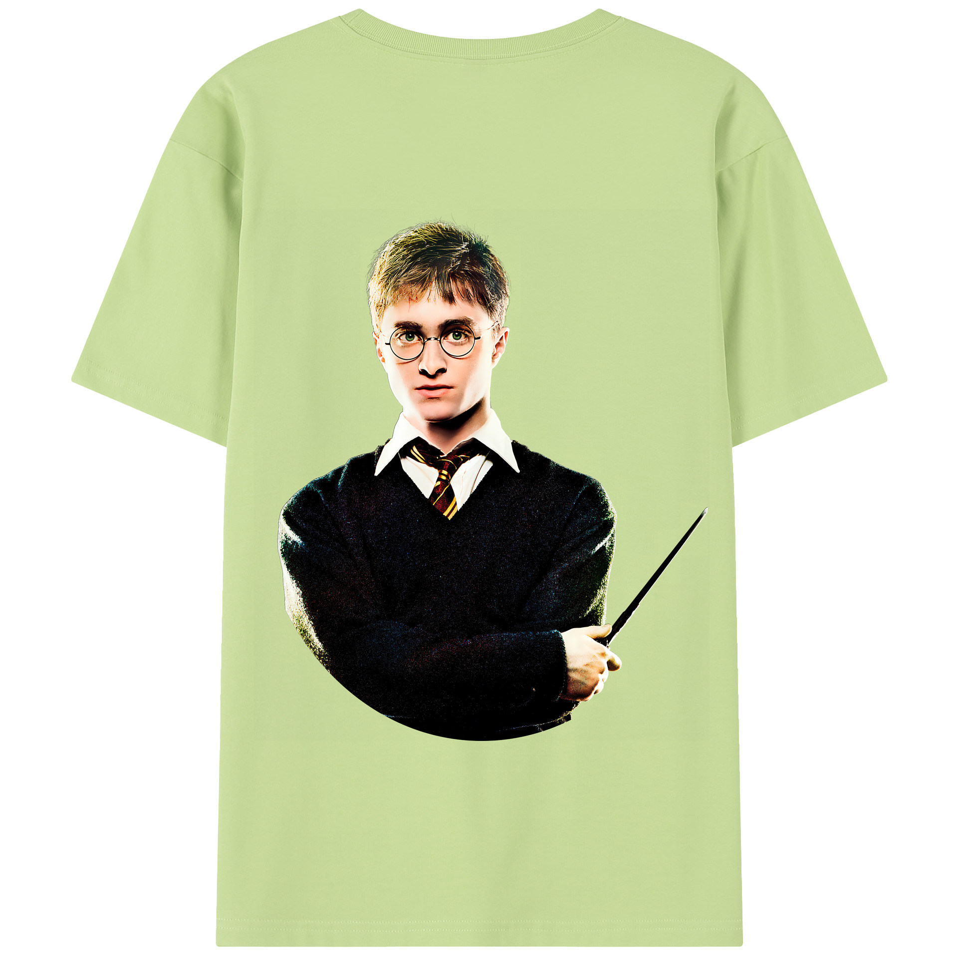 （画像用） Harry Potter ハリー・ポッターシリーズ 綿100％半袖Tシャツ（背面プリント）